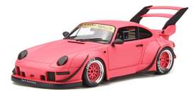 Porsche  - RWB 993 Rotana pink - 1:18 - Kyosho - GTS020KJ-B - GTS020p | Toms Modelautos
