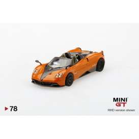 Pagani  - Huayra orange - 1:64 - Mini GT - mgt00078-L - MGT00078lhd | Toms Modelautos