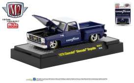 Chevrolet  - Silverado 1979 blue/white - 1:64 - M2 Machines - 32500MJS17 - M2-32500MJS17 | Toms Modelautos