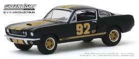 Shelby  - Mustang 1966 black/gold - 1:64 - GreenLight - 30123 - gl30123 | Toms Modelautos