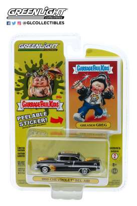 Chevrolet  - Bel Air 1955 black - 1:64 - GreenLight - 54030A - gl54030A | Toms Modelautos