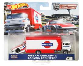 Nissan - Fairlady Z & Sakura Sprinter red/white/blue - 1:64 - Hotwheels - FYT14 - hwmvFYT14 | Toms Modelautos Nissan - Fairlady Z & Sakura Sprinter red/white/blue - 1:64 - Hotwheels - FYT14 - hwmvFYT14 | Toms Modelautos