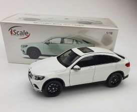 Mercedes Benz  - GLC coupe 2018 white - 1:18 - iScale - iscale18GLCw | Toms Modelautos
