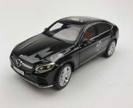 Mercedes Benz  - GLC coupe 2018 black - 1:18 - iScale - iscale18GLCbk | Toms Modelautos