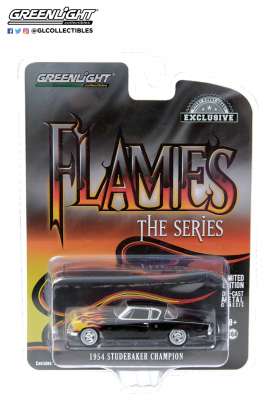 Studebaker  - 1954 black  - 1:64 - GreenLight - 30116 - gl30116 | Toms Modelautos