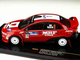 Mitsubishi  - Lancer Evo X #1 2010 red/white - 1:43 - IXO Models - KB1046 - ixKB1046 | Toms Modelautos