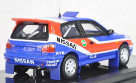 Nissan  - Pulsar GTi-R  1991 red/white/blue - 1:43 - Norev - PM0080 - norPM0080 | Toms Modelautos