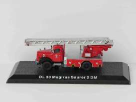 Magirus Deutz  - DL30  Saurer 2 DM red - 1:72 - Magazine Models - DL30 - magfireDL30 | Toms Modelautos