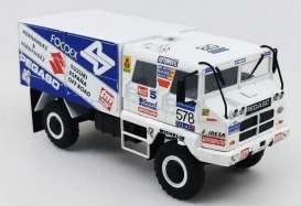 Pegaso - 3046 Dakar #578 blue/white - 1:43 - Magazine Models - magPER008 | Tom's Modelauto's Pegaso - 3046 Dakar #578 blue/white - 1:43 - Magazine Models - magPER008 | Tom's Modelauto's