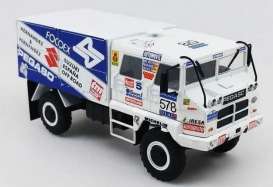 Pegaso  - 3046 Dakar #578 blue/white - 1:43 - Magazine Models - magPEG008 | Toms Modelautos