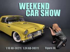 Figures  - Weekend Car Show 2019  - 1:24 - American Diorama - 38311 - AD38311 | Toms Modelautos