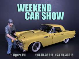 Figures  - Weekend Car Show 2019  - 1:24 - American Diorama - 38315 - AD38315 | Toms Modelautos