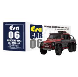 Mercedes Benz  - G63 AMG 6x6 2019 red/black - 1:64 - Era - MB196x6RF06 - Era196x6RF06 | Toms Modelautos