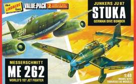 Planes  - Stuka Bomber & Messerschmitt  - 1:48 - Lindberg - HL508 - lndsHL508 | Toms Modelautos