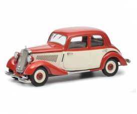 Mercedes Benz  - red/white - 1:43 - Schuco - 2470 - schuco2470 | Toms Modelautos