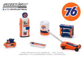 diorama Accessoires - Union 76 blue/orange - 1:64 - GreenLight - 16040C - gl16040C | Toms Modelautos