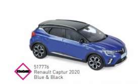 Renault  - 2020 blue/black - 1:43 - Norev - 517776 - nor517776 | Toms Modelautos