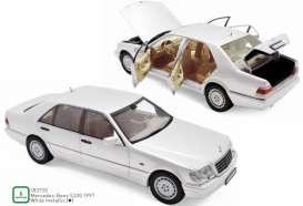 Mercedes Benz  - S320 1997 white - 1:18 - Norev - 183720 - nor183720 | Toms Modelautos