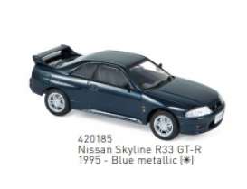 Nissan  - Skyline 1995 blue - 1:43 - Norev - 420185 - nor420185 | Toms Modelautos