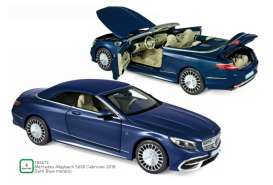 Mercedes Benz - Maybach 2018 blue metallic - 1:18 - Norev - 183472 - nor183472 | Toms Modelautos Mercedes Benz - Maybach 2018 blue metallic - 1:18 - Norev - 183472 - nor183472 | Toms Modelautos