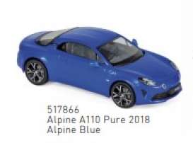 Renault Alpine - 2018 blue - 1:43 - Norev - 517866 - nor517866 | Toms Modelautos Renault Alpine - 2018 blue - 1:43 - Norev - 517866 - nor517866 | Toms Modelautos