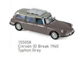 Citroen  - ID Break 1960 grey - 1:87 - Norev - 155058 - nor155058 | Toms Modelautos