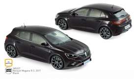 Renault  - Megane RS 2017 black - 1:18 - Norev - 185227 - nor185227 | Toms Modelautos