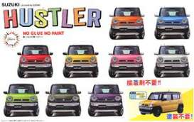 Suzuki  - Hustler yellow - 1:24 - Fujimi - 066196 - fuji066196 | Toms Modelautos