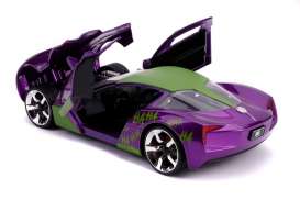 Chevrolet  - Corvette Stingray 2009 purple/white/green - 1:24 - Jada Toys - 31199 - jada253255020 | Toms Modelautos