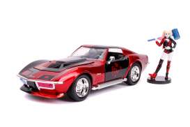 Chevrolet  - Corvette Stingray 1969 red/black - 1:24 - Jada Toys - 31196 - jada31196 | Toms Modelautos