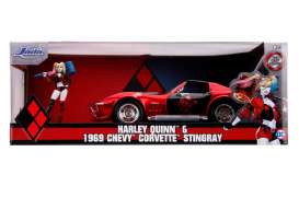 Chevrolet  - Corvette Stingray 1969 red/black - 1:24 - Jada Toys - 31196 - jada31196 | Toms Modelautos
