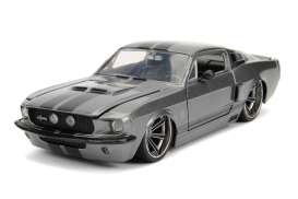 Shelby - GT500 1967 grey/black - 1:24 - Jada Toys - 31452 - jada31452gy | Toms Modelautos Shelby - GT500 1967 grey/black - 1:24 - Jada Toys - 31452 - jada31452gy | Toms Modelautos