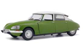 Citroen  - DS 1972 green/white - 1:18 - Solido - 1800703 - soli1800703 | Toms Modelautos