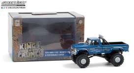 Ford  - F-250 Monster Truck 1974 blue - 1:43 - GreenLight - 88031 - gl88031 | Toms Modelautos