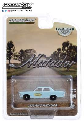 AMC - Matador 1971 blue - 1:64 - GreenLight - 30153 - gl30153 | Toms Modelautos AMC - Matador 1971 blue - 1:64 - GreenLight - 30153 - gl30153 | Toms Modelautos