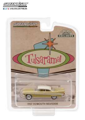 Plymouth - Belvedere 1957 gold/sand/white - 1:64 - GreenLight - 30157 - gl30157 | Toms Modelautos Plymouth - Belvedere 1957 gold/sand/white - 1:64 - GreenLight - 30157 - gl30157 | Toms Modelautos