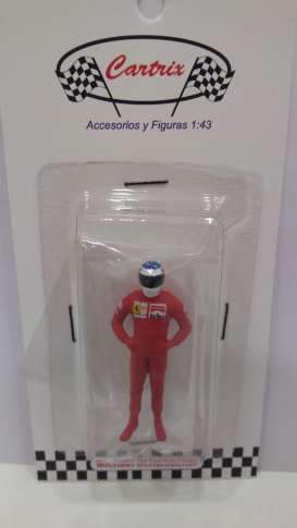 Figures diorama - red - 1:43 - Cartrix - CT011 | Toms Modelautos