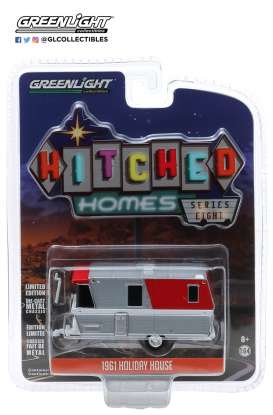 Holiday House  - 1961 red/chrome - 1:64 - GreenLight - 34080A - gl34080A | Toms Modelautos