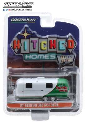 Airstream  - 1971 white/green - 1:64 - GreenLight - 34080C - gl34080C | Toms Modelautos