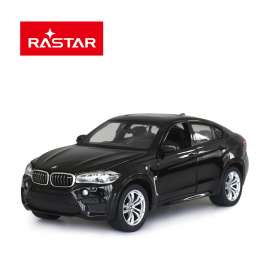 BMW  - X6M 2018 black - 1:24 - Rastar - rastar56600bk | Toms Modelautos