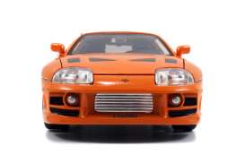 Toyota  - Supra F&F 1995 orange - 1:24 - Jada Toys - 97168 - jada97168 | Toms Modelautos