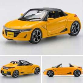 Honda  - S660 yellow - 1:43 - Ebbro - 45358 - ebb45358 | Toms Modelautos