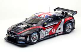 Nissan  - GT-R 2011 black/red - 1:43 - Ebbro - 44712 - ebb44712 | Toms Modelautos