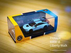 Liberty Walk BMW - BMW i8 1994 black/gold - 1:64 - Para64 - 55142L - pa55142L | Toms Modelautos