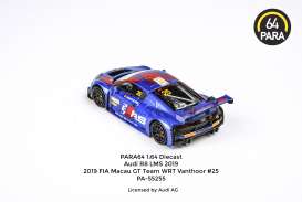 Audi  - R8LMS  EVO #25 2019 blue - 1:64 - Para64 - 55255 - pa55255 | Toms Modelautos