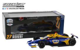 Honda  - 2020 blue/yellow - 1:18 - GreenLight - 11080 - gl11080 | Toms Modelautos