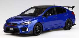 Subaru  - STi S208 NBR Challenge blue - 1:18 - Kyosho - KSR18032BL-B - kyoKSR18032b | Toms Modelautos