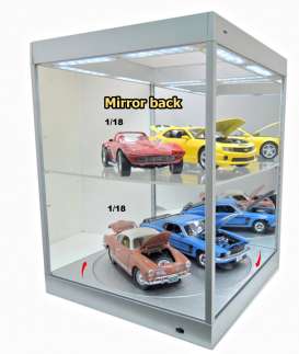 Accessoires diorama - 2018 silver/mirror - 1:18 - Triple9 Collection - 69929Ms - T9-69929Ms | Toms Modelautos