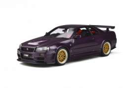Nissan  - Skyline 1998 purple - 1:18 - OttOmobile Miniatures - 811 - otto811 | Toms Modelautos