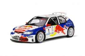 Peugeot  - 306 2017 white/blue/red - 1:18 - OttOmobile Miniatures - 829 - otto829 | Toms Modelautos